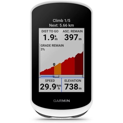 Ciclocomputador Garmin Edge Explore 2 GPS Ciclismo con Navegación perfil elevación