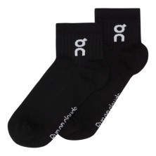 Calcetines On Running Logo Sock Mid Pack de 3 Black