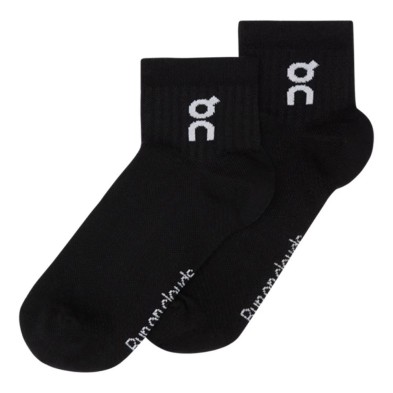 Calcetines On Running Logo Sock Mid Pack de 3 Black