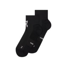 Calcetines On Running Core Run Sock Mid Pack de 2 Black