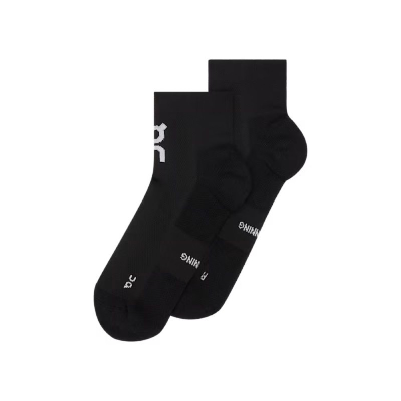 Calcetines On Running Core Run Sock Mid Pack de 2 Black