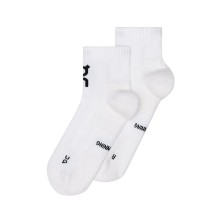 Calcetines On Running Core Run Sock Mid Pack de 2 White