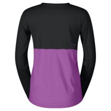 Camiseta manga larga Scott Endurance Tech mujer negro lila