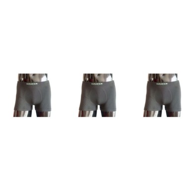 Calzoncillos Hanker Boxer Basico Pack de 3 Negro logo amarillo