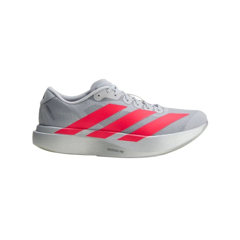 Zapatillas Adidas Adizero Evo SL Hombre Silver Metallic Lucid Red Iron Metallic