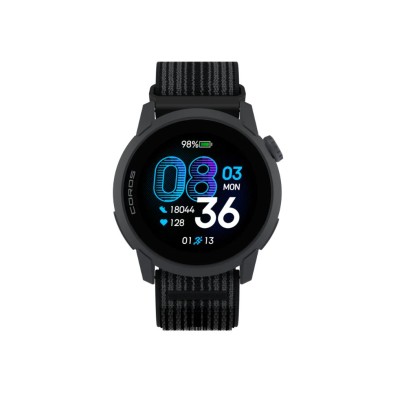 Reloj Deportivo Coros GPS PACE 4 correa nailon Negro