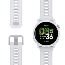 Reloj Deportivo GPS Coros PACE 4 correa silicona White banda suave y flexible fácil de secar