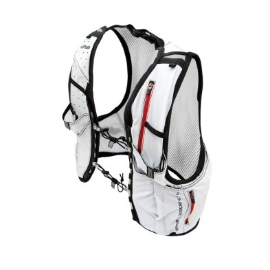Chaleco Weis Simer 7 L Hydration Vest White tela adaptable Elastrum