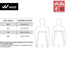 tallaje chalecos Weis
