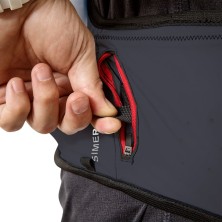 Chaleco Weis Simer 7 L Ultra 100K + Series Vest azul marino con multitud de bolsillos