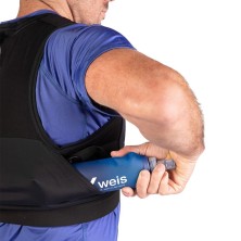 Chaleco Weis Lefty 6 L Performance Series Vest negro bolsillo posterior con acceso lateral