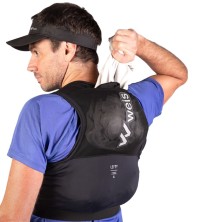 Chaleco Weis Lefty 6 L Performance Series Vest Black 2 bolsillos posteriores