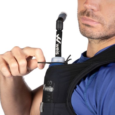 Chaleco Weis Lefty 6 L Performance Series Vest Black hangers para soft flasks