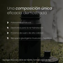 Recovery drink Fanté Glycogen 1 kg Vainilla composición única