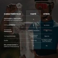 Recovery drink Fanté Glycogen 1 kg Vainilla