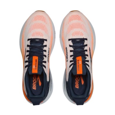 Zapatillas Brooks Adrenaline GTS 25 hombre White/ Spellbound/ Orange ajuste seguro