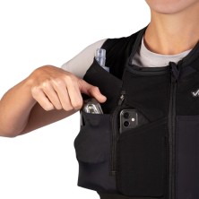 Chaleco Weis Lefty 6 L Performance Series Vest Black Red