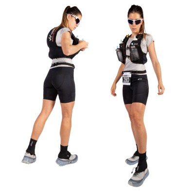 Chaleco Weis Flex Evo 7 L Hydration Vest Black Diseño anatómico, capacidad optimizada, ligereza y ajuste frontal renovado
