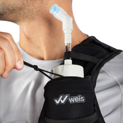 Chaleco Weis Flex Evo 7 L Hydration Vest Black hanger para soft flask