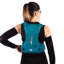 Chaleco Weis Nomad X12 Ultra 100K + Series Vest azul tres bolsillos de carga traseros