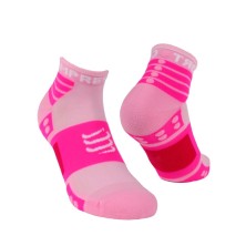 Pack de 2 pares de calcetines Training Socks Compressport rosa