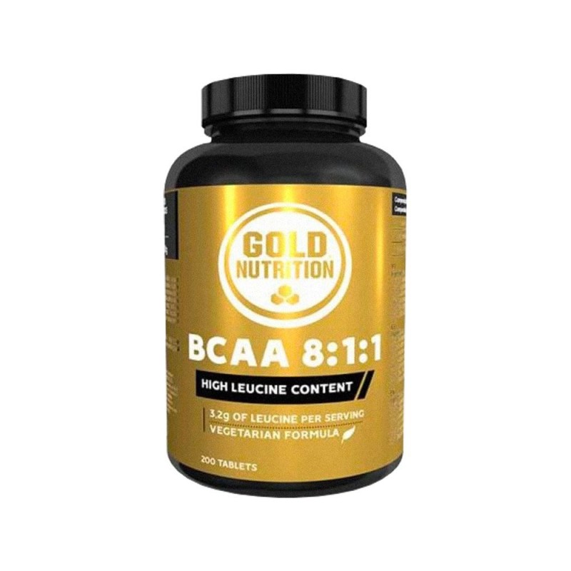 BCAA 8:1:1 200 comprimidos Gold Nutrition