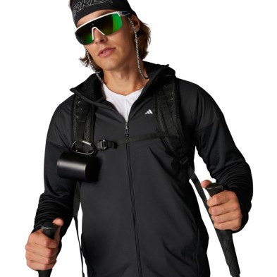 Chaqueta con capucha Adidas Terrex Xperior Climawarm+Wind hombre Black para tus aventuras en la montaña