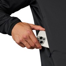 Chaqueta con capucha Adidas Terrex Xperior Climawarm+Wind hombre Black bolsillos