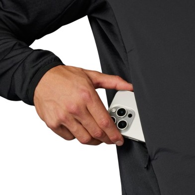 Chaqueta con capucha Adidas Terrex Xperior Climawarm+Wind hombre Black bolsillos