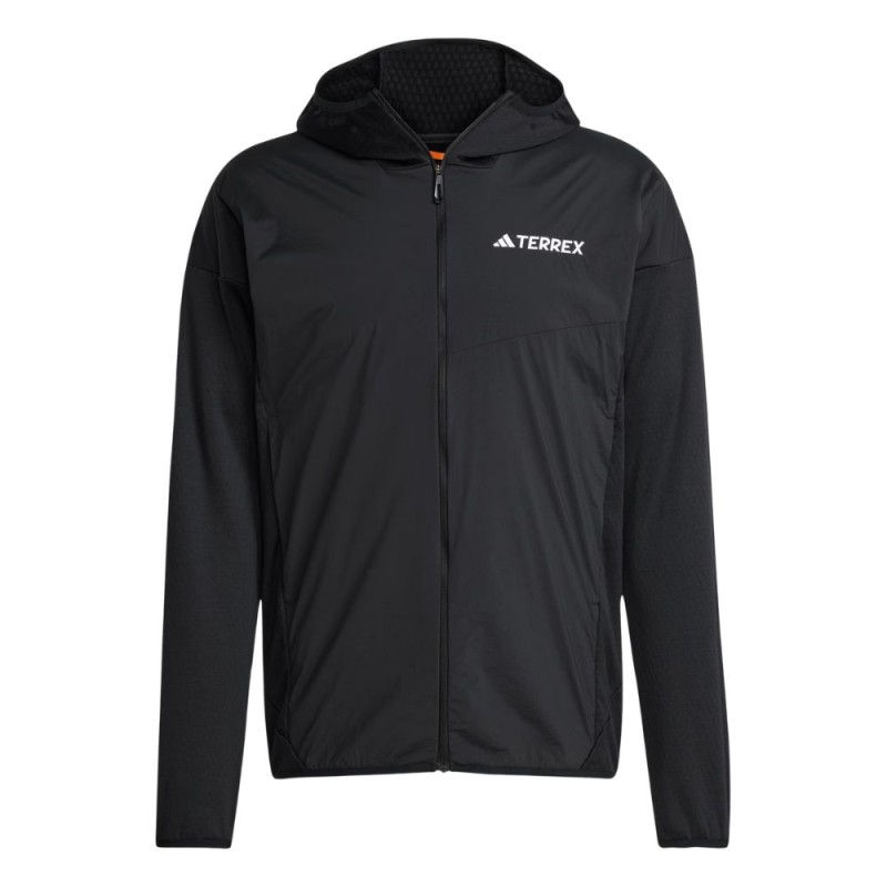 Chaqueta con capucha Adidas Terrex Xperior Climawarm+Wind hombre Black