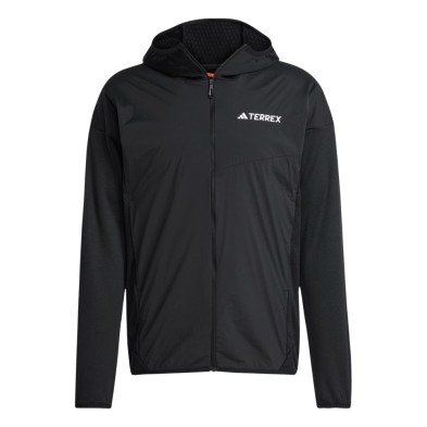 Chaqueta con capucha Adidas Terrex Xperior Climawarm+Wind hombre Black