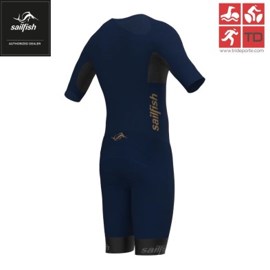 Tritraje Sailfish Aerosuit Perform 2 azul marino logo dorado