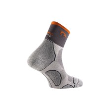 Calcetines Lurbel Desafio Four Gris hielo / Naranja