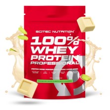 Scitec Nutrition 100% Whey Protein Professional 500gr Pistacho y Chocolate Blanco