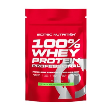 Scitec Nutrition 100% Whey Protein Professional 500gr Pistacho y Chocolate Blanco