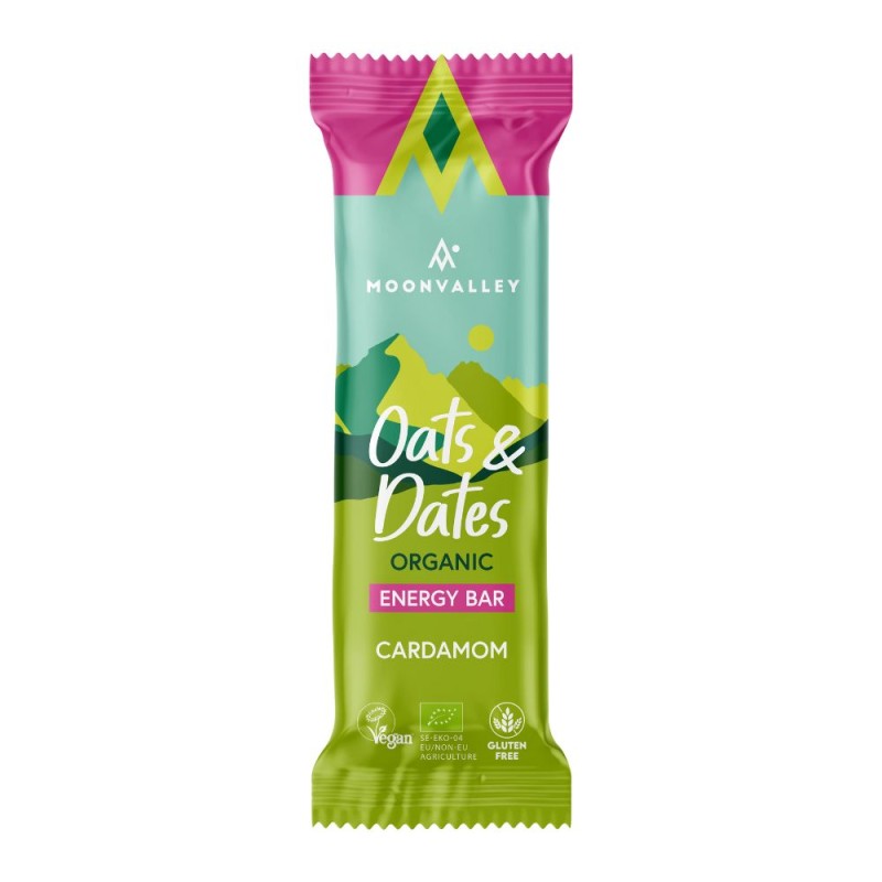 Barrita Moonvalley Vegan Energy Bar Oat & Dates Cardamomo