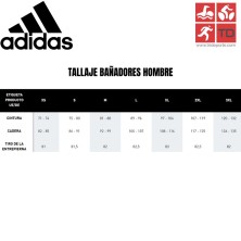 Tallaje adidas bañadores hombre