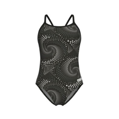 Bañador de natación Arena Performance Fireflow Lightdrop Back Black