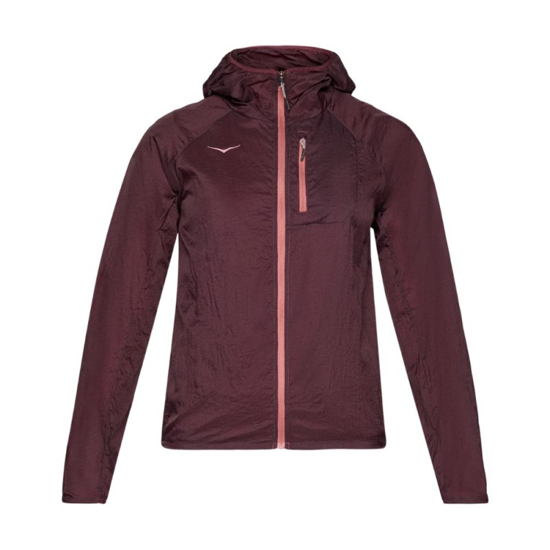 Chaqueta cortavientos Skyflow mujer Black Cherry