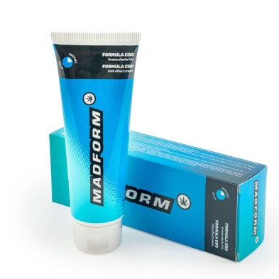 Recuperador muscular Madform Formula CBD 120ml con aceite de cáñamao, el mentol y el alcanfor