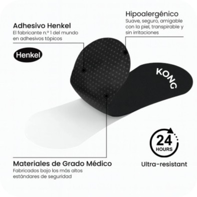 Tiras nasales Kong Sport Nasal Strips Lateral 30 unidades con materiales de grado médico
