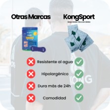 Tiras nasales Kong Sport Nasal Strips Lateral 30 unidades comparativa con otras marcas