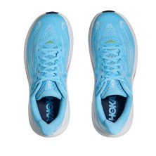 Zapatillas Hoka Clifton 10 mujer Soaring Blue/ Frost par azul claro