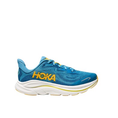 Zapatillas Hoka Clifton 10 Big Kids Alpine Blue Foggy Night puntera reforzada
