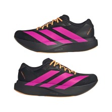 Zapatillas Adidas Adizero Evo SL Hombre Black Shock Pink Flash Orange inspiradas en la competición