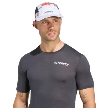 Gorra de visera Adidas Terrex Climacool 5 panel graphic Unisex White/ Semi Impact Orange/ Black