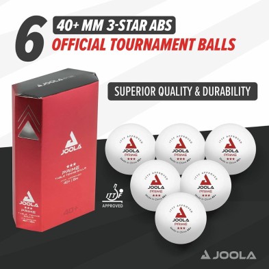 Pelotas ping pong Joola Prime*** 40+ 6 unidades calidad superior y durabilidad