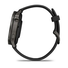 Reloj Deportivo Garmin Venu 4 41mm Slate correa de silicona Black 46 g con correa incluida