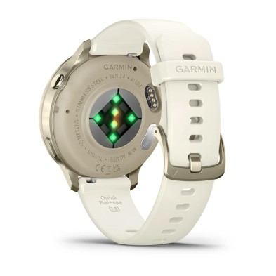Reloj Deportivo Garmin Venu 4 41mm beige Monitor de frecuencia cardiaca a través de la muñeca Garmin Elevate