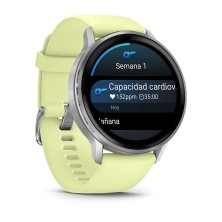 Reloj Deportivo Garmin Venu 4 45mm bisel plata REGISTRA COMPORTAMIENTOS DE ESTILO DE VIDA PARA VER SU IMPACTO